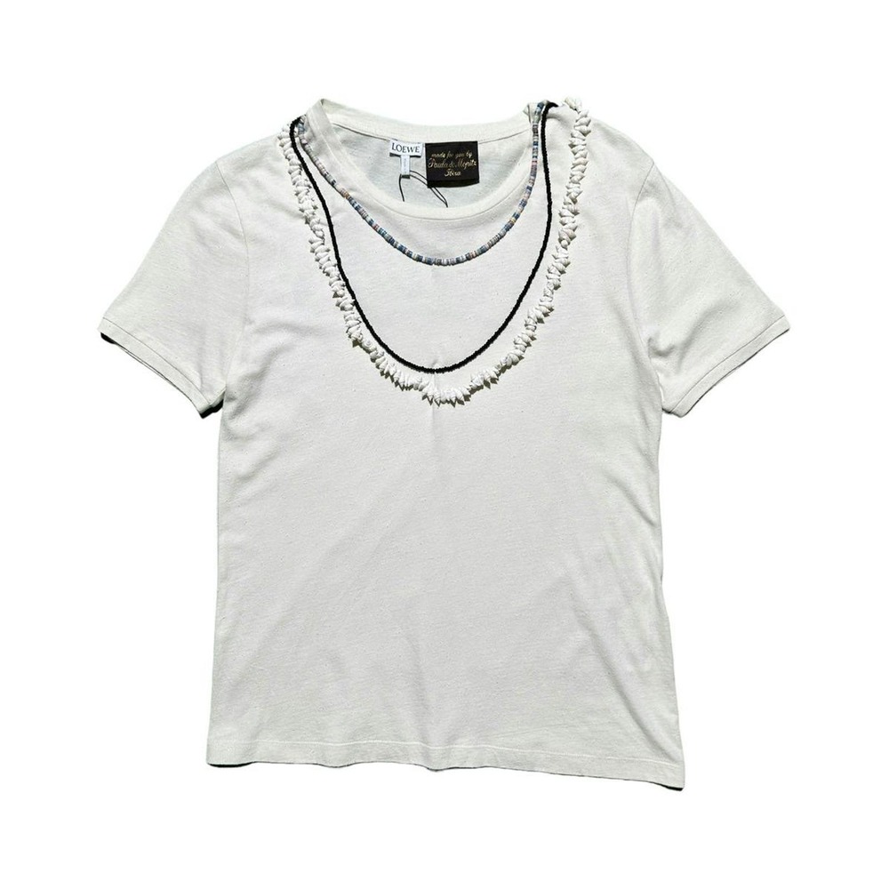 Loewe $600 Paula’s Ibiza tri necklace shirt